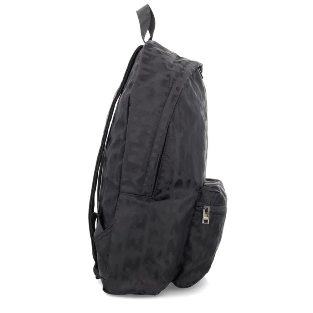 MSGM Monogram Pattern Backpack Men BLACK Backpack… - image 3